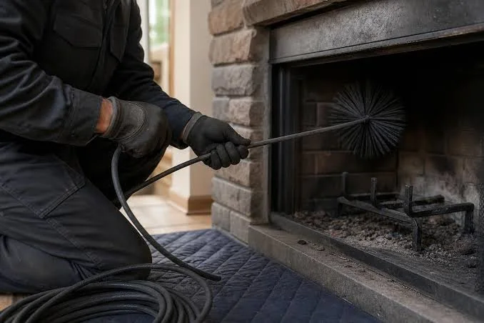 Residential chimney service for a Bellevue Washington home